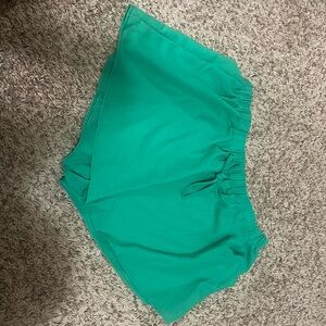 Green shorts